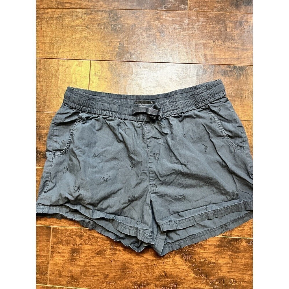 Prana Womens Snow Print Sleep Short Sz M
